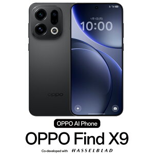 OPPO�i�I�b�|�j OPPO Find X9�i16GB/512GB�j - �X�y�[�X�u���b�N�iSIM�t���[�Łj CPH2797BK