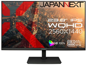 JAPANNEXT�b�W���p���l�N�X�g �Q�[�~���O�t���f�B�X�v���C(23.8�^/IPS(AHVA)/WQHD 2560×1440/75Hz/14ms/HDMI2.0/DP1.4/USB TYPE-C/VESA)(�u���b�N) JN-IPS238WQHD2-C65W
