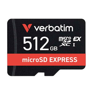 Verbatimbo[xC^ microSDXC Express Card 512GB EXMXCN512GJRZV2 EXMXCNV[YyNintendo Switch 2mFρz