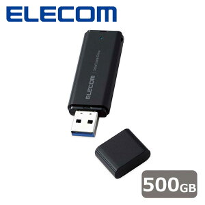 GRbELECOM SSD Ot 500GB USB3.2 Gen1 Ǐoő400MB/b ^ |[^u Lbv ϏՌ y Windows Mac p\R PS5 PS4 er^ Ή ziubNj ESD-EMC0500GBK