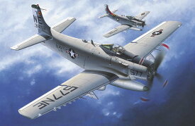 ハセガワ 1/72 A-1H スカイレイダー “VA-25 ミグキラー”【02527】 プラモデル