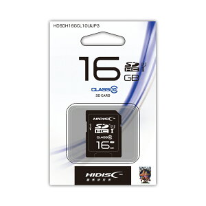 HIDISC SDHC[J[h 16GB CLASS10 UHS-I HDSDH16GCL10UIJP3