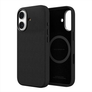 Design Skin iPhone 17�p ���^�t�F�C�N���U�[MagSafe�Ή��P�[�X�i�u���b�N�j DSK28300I17