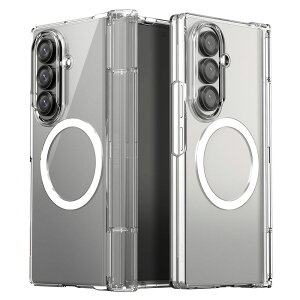 araree Galaxy Z Fold7�p Nukin 360 M Qi2/MagSafe�Ή� �t���J�o�[ �N���A�P�[�X�i�N���A�j AR27926GZFD7