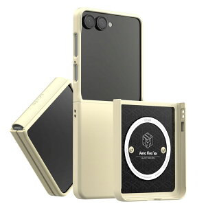 araree Galaxy Z Flip7�p Aero Flex M Qi2/MagSafe�Ή� �n�C�u���b�h�P�[�X�i�N���[���j AR27958GZFP7