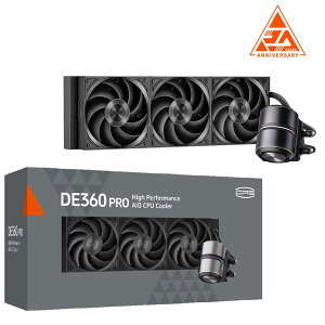 �T�C�Y�bSCYTHE CPS | DE360 PRO �f���A���|���v���� �I�[���C����������CPU�N�[���[�i�u���b�N�j [20���N�L�O���胂�f��] DE360PRO-BK