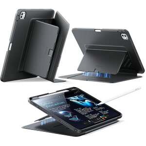 ESR Flip�}�O�l�b�g�P�[�X �y���V���z���_�[���� iPad Pro 11�C���` M5/M4�Ή��iBlack�j 1B21600102