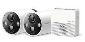 TAPO C420S2 TP-Link（ティーピーリンク） ホームセキュリティカメラ フルワイヤレスセキュリティカメラシステム （カメラ×2 + ハブ×1セット） [TAPOC420S2]