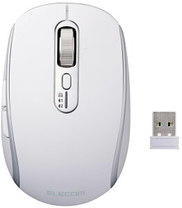 �G���R�� Precisionist USB����/Bluetooth�}�E�X[�`���g�t8�{�^��M�T�C�Y]�i�z���C�g�j M-PN10MBMSWH