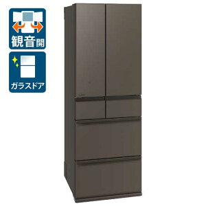 �i�W���ݒu����_A�G���A�̂݁j�O�H 485L 6�h�A�①�Ɂi�O�����h�A���o�[�O���[�j MR-MZ49N-H MITSUBISHI [MRMZ49NH]