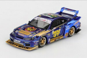 MINI-GT 1/64 Nissan �V���r�A(S15) LB-Super Silhouette #555 2025 Formula Drift �n���E�B���X�y�V���� Team MINI GT Liberty Walk(�E�n���h��)�yMGT01185-R�z �~�j�J�[