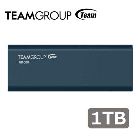 Team（チーム） PD1000 USB3.2(Gen2) ポータブルSSD 1TB ネイビーブルー Read1000MB/s Write900MB/s 防水防塵(IP68) 耐荷重性1600kg 米国MIL規格 国内正規品 T8FED6001T0C108