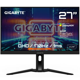 GIGABYTE（ギガバイト） 27型 ゲーミング液晶ディスプレイ（165Hz/2560×1440/0.5ms (MPRT)/IPS/ノングレア/DisplayPort /HDMI） GIGABYTE M27Q P