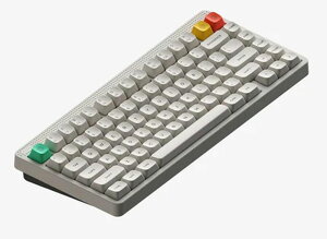 NuPhy �n�C�v���t�@�C�����J�j�J���L�[�{�[�h Ansi�EBrown Max�� �^�N�^�C���iLunar White�j Node75 N75MWB