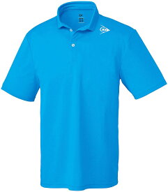 DUN-DAP1144-509-M ダンロップ ユニセックス ゲームポロシャツ（ブルー・サイズ：M） DUNLOP