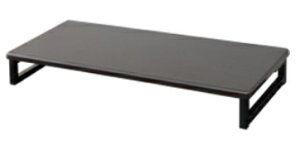 YAMAZEN ���j�^�[��i�u���b�N�E59×25×8cm�j ���j�^�[�X�^���h�@���ド�b�N�@����� DTS-5925-BKBK