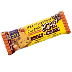 プロテインバーBCAA＋ キャラメルクッキー　40g ブルボン プロテインバ-BCAAキヤラメル