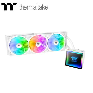 Thermaltake�b�T�[�}���e�C�N �����̌^CPU�N�[���[ TH360 V3 ARGB Sync Snow All-In-One Liquid Cooler�i�z���C�g�j CL-W468-PL12SW-A