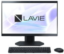 NEC｜エヌイーシー 一体型デスクトップパソコン LAVIE A23(23.8型/Core i5 1355U/メモリ 16GB/SSD 512GB/DVD/Office)ファインブラック PC-A2355LAB