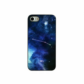Dparks iPhone SE(第3/2世代)/8/7用 Twinkle Case Black（おひつじ座（Aries）） DS9012I7