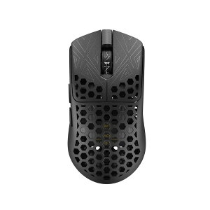 Arbiter Studio AKITSU MEDIUM 40g �J�[�{���t�@�C�o�[ 8K ���C�����X�Q�[�~���O�}�E�X(�u���b�N) AKITSU MEDIUM 40g Carbon Fiber 8K Wireless Gaming Mouse Black ASAKITSUMIDBK