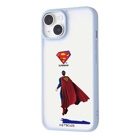 イングレム iPhone 14/13用 『スーパーマン』マットハイブリッドケース SHEER（スーパーマン/うしろ姿） IJ-WP36BS4WA/SM6