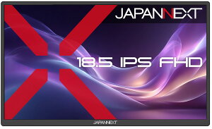 JAPANNEXT�b�W���p���l�N�X�g ���o�C���t���f�B�X�v���C(18.5�^/IPS(ADS)/FullHD 1920×1080/60Hz/14ms/HDR/miniHDMI2.0/USB TYPE-C/VESA)(�u���b�N) JN-MD-IPS185F
