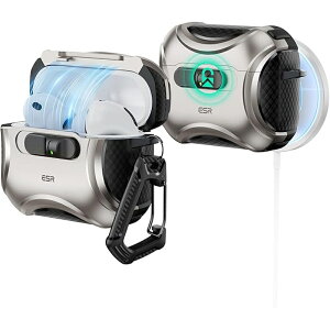 ESR AirPods Pro3�i2025�j��p�P�[�X�i�`�^�j�E���j�sCyber FlickLock Magnetic Case Compatible�t 1C02200202 ESR Cyber FlickLock Magnetic Case Compatible