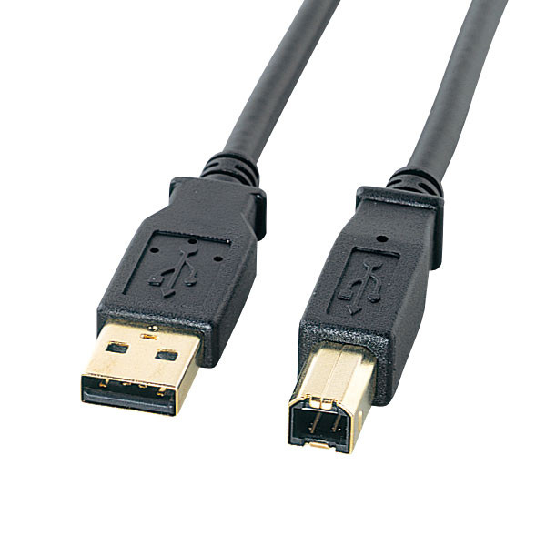 サンワサプライ USB2.0ケーブル（USB2.0 Aコネクタオス - USB2.0 B