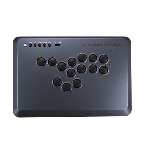 Varmilo�i�A�~���j FK2(�s��) �u���b�N �i���Q�[���p���o�[���X�A�[�P�[�h�R���g���[���[ FK2 Black Leverless Arcade Controller for Fighting Games VMFK2BLACK