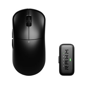 RAWM�i���E���j LEVIATHAN V4 Dual 8K �y�� �L��/���C�����X�Q�[�~���O�}�E�X(�u���b�N) LEVIATHAN V4 Dual 8K Lightweight Wireless Gaming Mouse Black RALEVIATHANV4BLACK