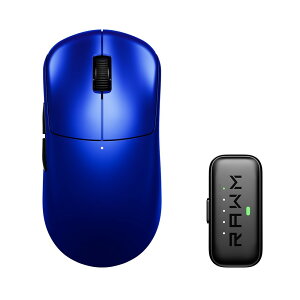 RAWM�i���E���j LEVIATHAN V4 Dual 8K �y�� �L��/���C�����X�Q�[�~���O�}�E�X(�u���[) LEVIATHAN V4 Dual 8K Lightweight Wireless Gaming Mouse Blue RALEVIATHANV4BLUE