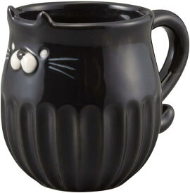 デコレ（DECOLE） MG-61626 しのぎのねこマグ 280ml　くろ 26-616263 [26616263]