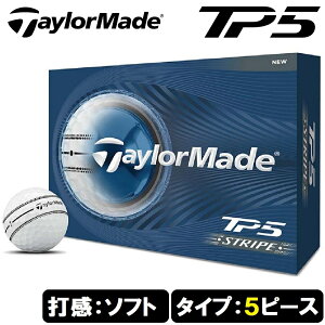 �e�[���[���C�h �e�[���[���C�h TP5 �X�g���C�v �S���t�{�[�� 2026�N���f�� 1�_�[�X 12������ TM26-TP5-STRPWH TaylorMade