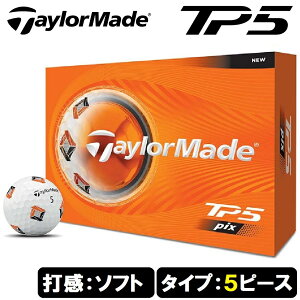�e�[���[���C�h TP5 pix �S���t�{�[�� 2026�N���f�� 1�_�[�X 12���� TM26-TP5-PIX TaylorMade