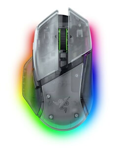 Razer �y�������K�i�zRazer Chroma RGB�Ή� ���C�����X�Q�[�~���O�}�E�X�iPhantom White Edition�jBasilisk V3 Pro 35K RZ01-05240400-R3A1