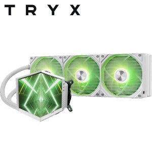 TRYX�b�g���C�G�b�N�X STAGE 360 �V���[�Y LCD�E�H�[�^�[�u���b�N�̗p �I�[���C�������ȈՐ���CPU�N�[���[ (120mm x3�EARGB�g���v���t�@���E�z���C�g) L-S360A-DM3MG0W