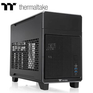 Thermaltake�b�T�[�}���e�C�N �~�j�^���[�^PC�P�[�X TR100 Black�iBlack�j CA-11A-00S1NN-J0