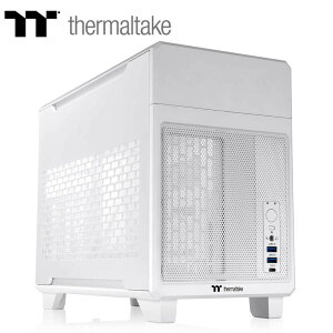 Thermaltake�b�T�[�}���e�C�N �~�j�^���[�^PC�P�[�X TR100 Snow�iSnow�j CA-11A-00S6NN-J0