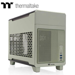 Thermaltake�b�T�[�}���e�C�N �~�j�^���[�^PC�P�[�X TR100 Matcha Green�iMatcha Green�j CA-11A-00SENN-J0