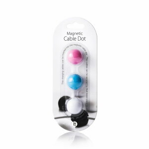 Lead Trend Magnetic Cable Dot �P�[�u���z���_�[�i�z���C�g/�u���[/�s���N�j LT47009