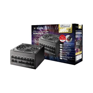 ���l�u�� 80PLUS GOLD �t���b�g�P�[�u�����t���v���O�C�� ATX�d�� (1000W�E�u���b�N) KRPW-GA REV2.0�V���[�Y KRPW-GA1000W/90+/REV2.0