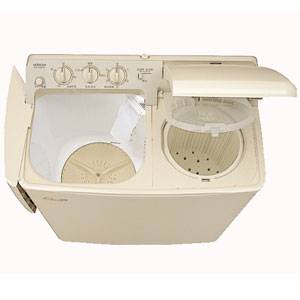 _ 標準設置料込 PS-H45L-CP 結婚祝い 日立 4.5kg 日本正規代理店品 青空 2槽式洗濯機 HITACHI パインベージュ PSH45LCP