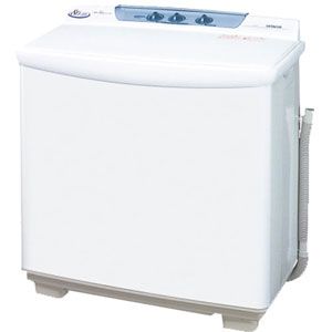 _ （標準設置料込）PS-80S-W 日立 8.0kg 2槽式洗濯機 ホワイト HITACHI 青空 [PS80SW]
