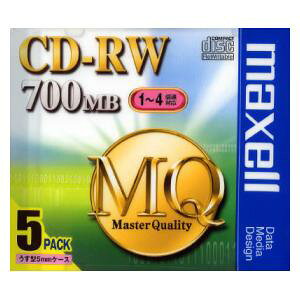 }NZ f[^p4{ΉCD-RW 5pbN 700MB CDRW80MQ.S1P5S