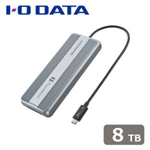 �A�C�E�I�[�E�f�[�^�@��bI-O DATA ����5�N�ۏ؁�Thunderbolt(tm) 5�Ή� �������|�[�^�u��SSD 8TB �y�󒍐��Y���i�z SSPU-TFC8B