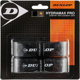 DUN-DSSQ00063 ダンロップ リプレイスメントグリップ 2本入り（ブラック） DUNLOP　HYDRAMAX PRO