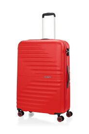 QC6-00008 アメリカンツーリスター スーツケース　94L（VIVID RED） TWIST WAVES　スピナー77 ビビッドレッド