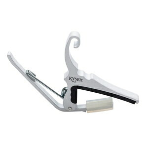 JCU[ AR[XeBbNM^[pJ|^Xg(zCg) KG6WA/WHITE Kyser QUICK-CHANGE CAPO
