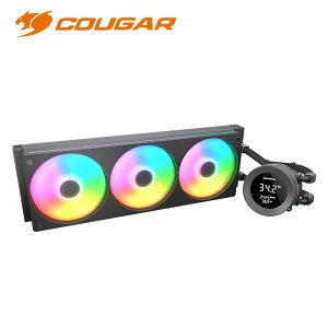 COUGAR�b�N�[�K�[ ����CPU�N�[���[ Poseidon Vistek ARGB 360�i�u���b�N�j CGR-PSDVARGB-B-360